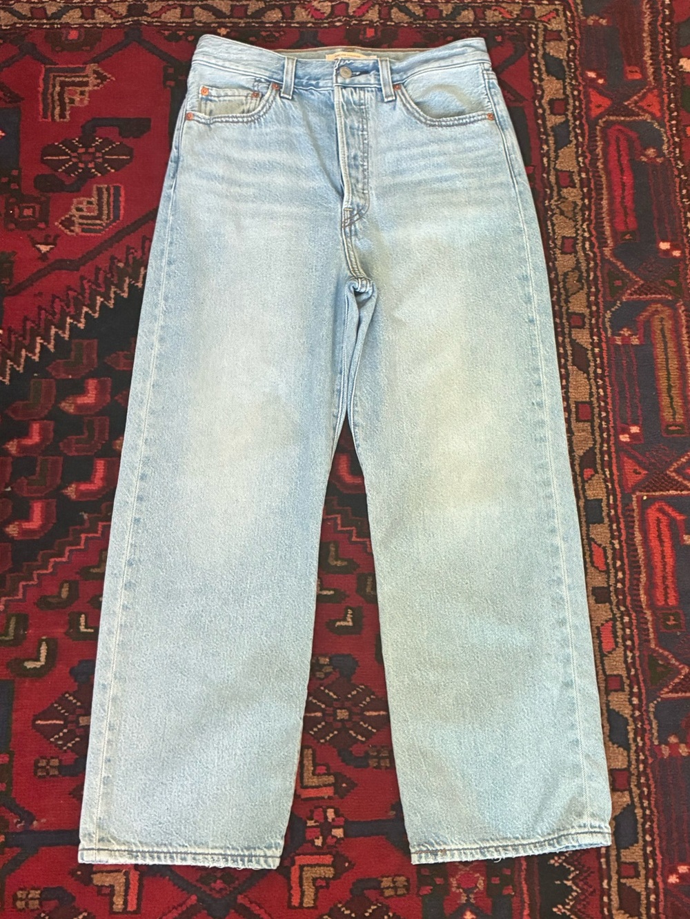 Levi’s Ribcage Straight Ankle Jeans